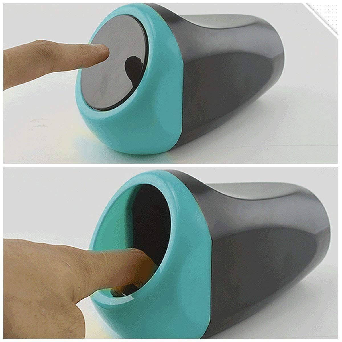 Mini Waste Can Rubbish Car Trash Can Rubbish Bin for Car /Office/Home Mini view 5