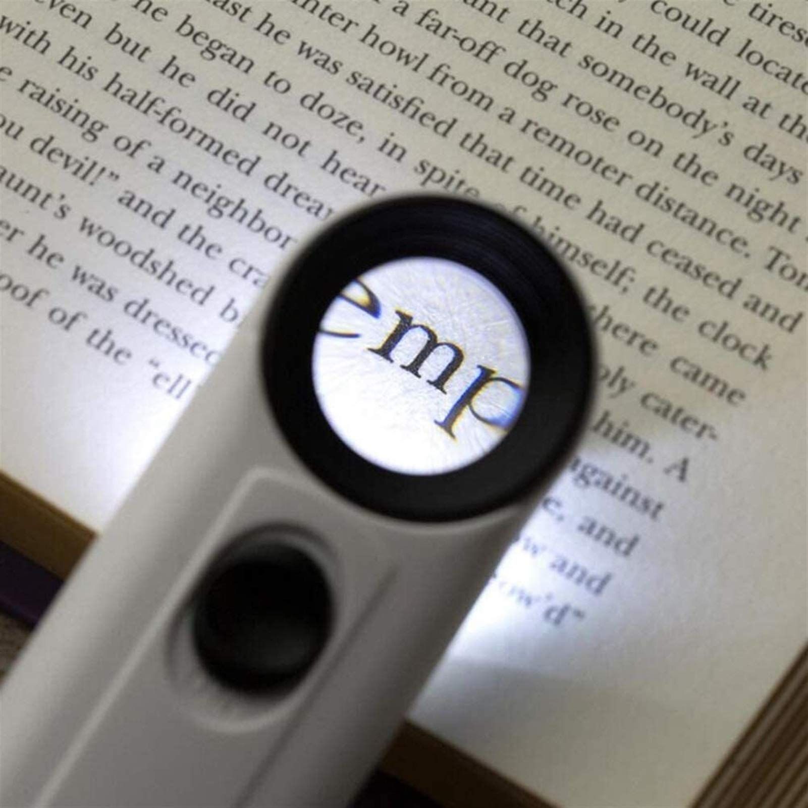 Lightweight Magnifying Glass High-Definition 40 Times Lighted Handheld view 3