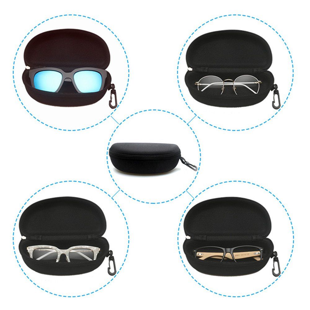 Sunglasses Case and Large Waterproof Eyeglasses Case Hard EVA zipper for Men & view 3