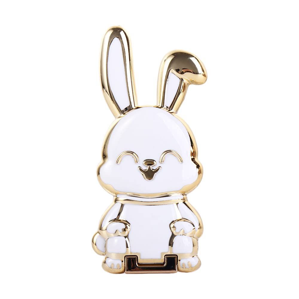 Rabbit Ring Bracket Mobile Phone Holder Cartoon Adhesive Pull Rod Support Back — image 1