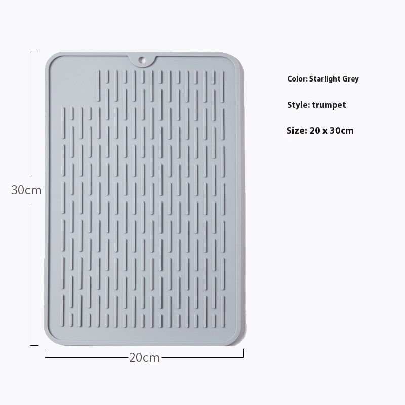 Eco-friendly Silicone Dish Drying Mat Large Reusable Non-slipping and Heat view 4