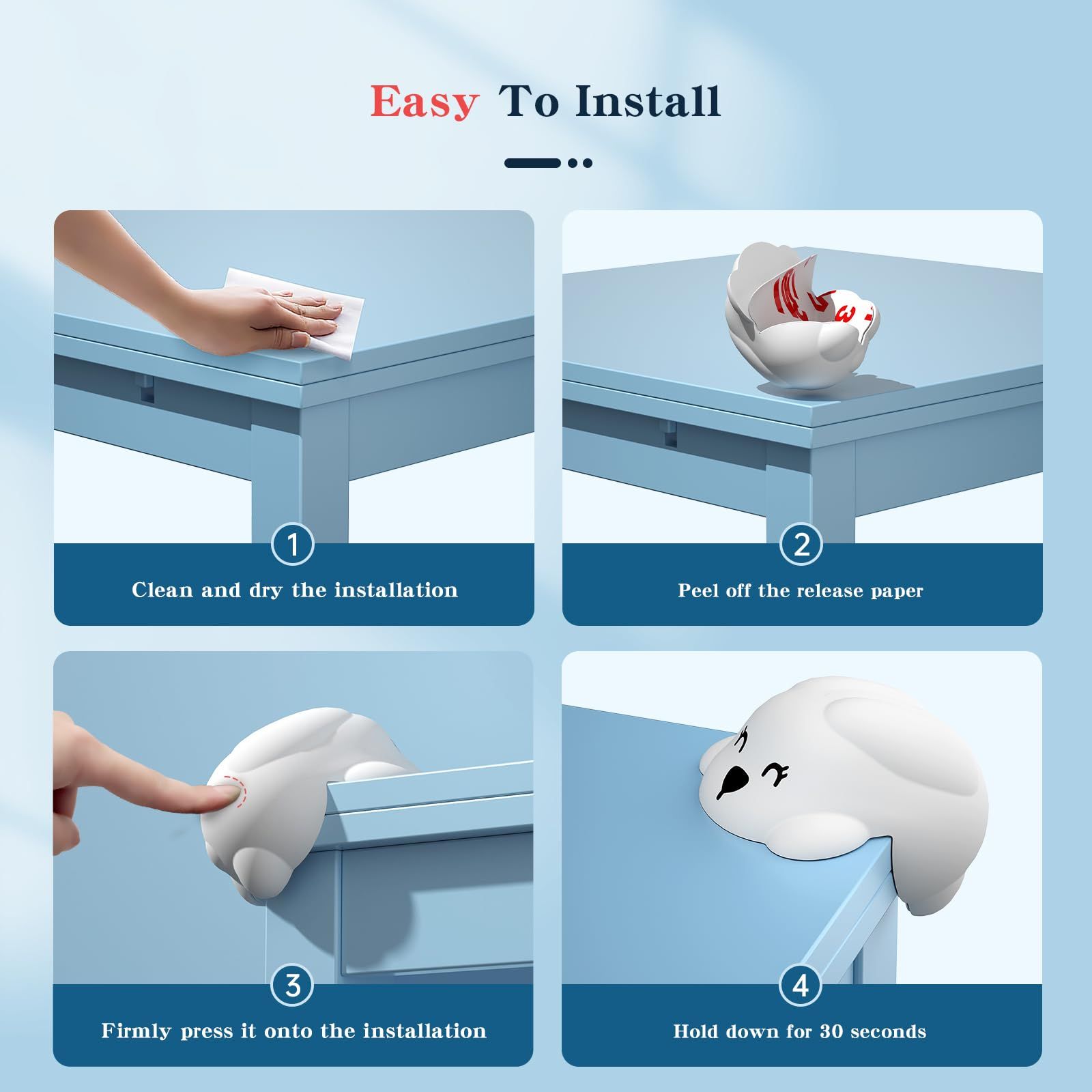 Protectors, Baby Proof Corners and Edges,Suitable for Table,Desktop, Cabinet view 5
