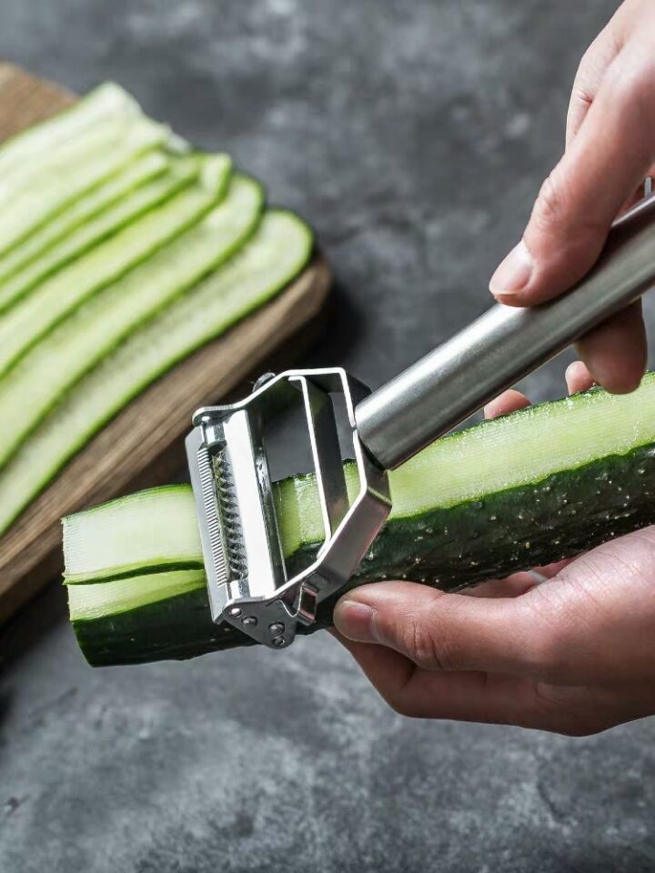 Multifunction Stainless Steel Peeler Vegetable Peeler Double Planing Grater view 5