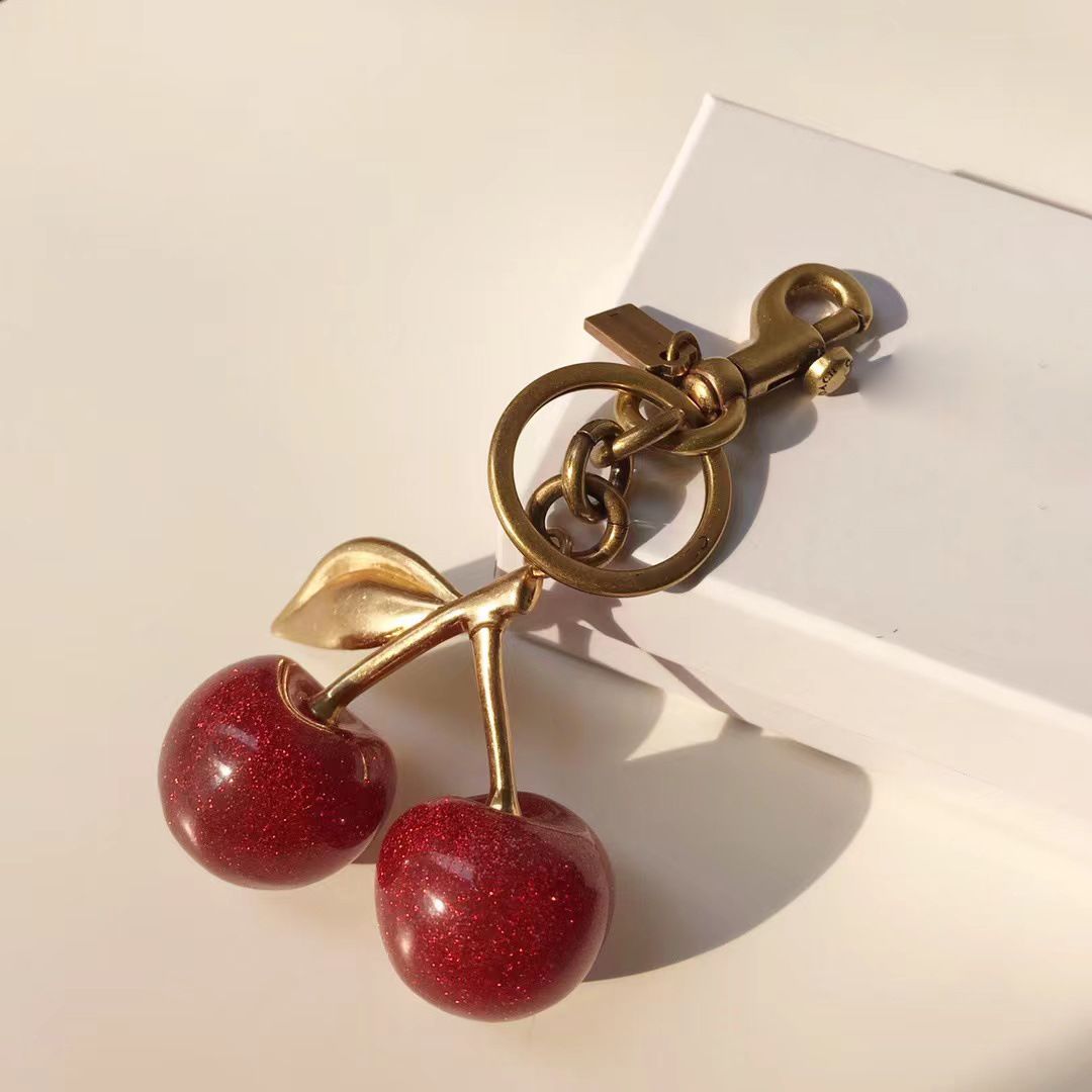 Glitter cherry Bag Charm view 3