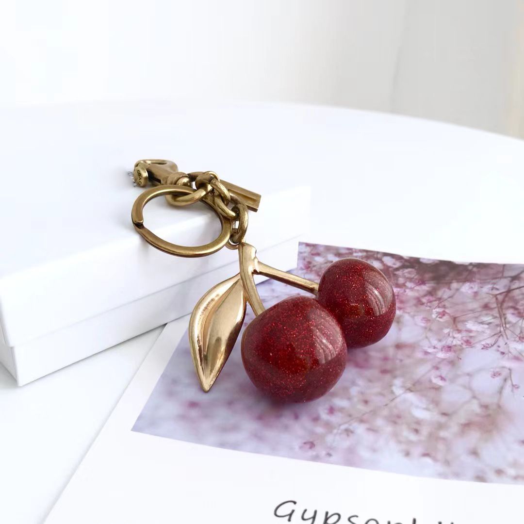 Glitter cherry Bag Charm view 4