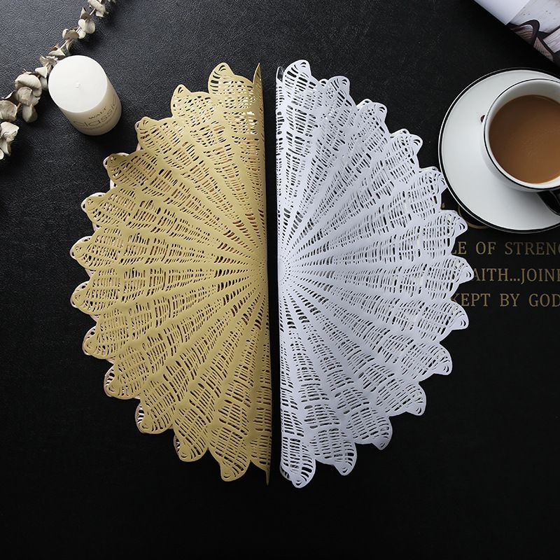 Kitchen Placemat Table Mat Cup Mats PVC Placemat Heat Insulation Placemat Bowl view 5