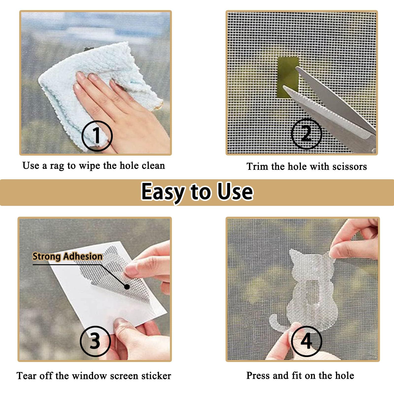 Door Window Screen Repair Patches view 2