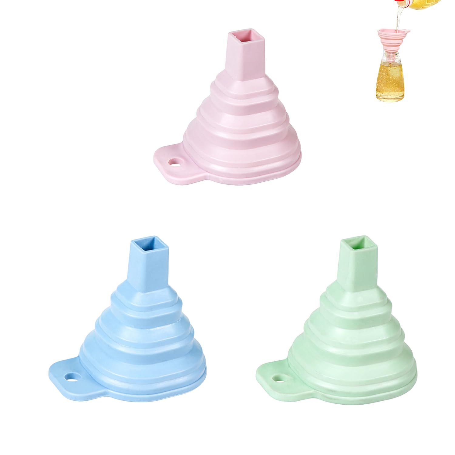 Kitchen Funnel Set 3 Pack