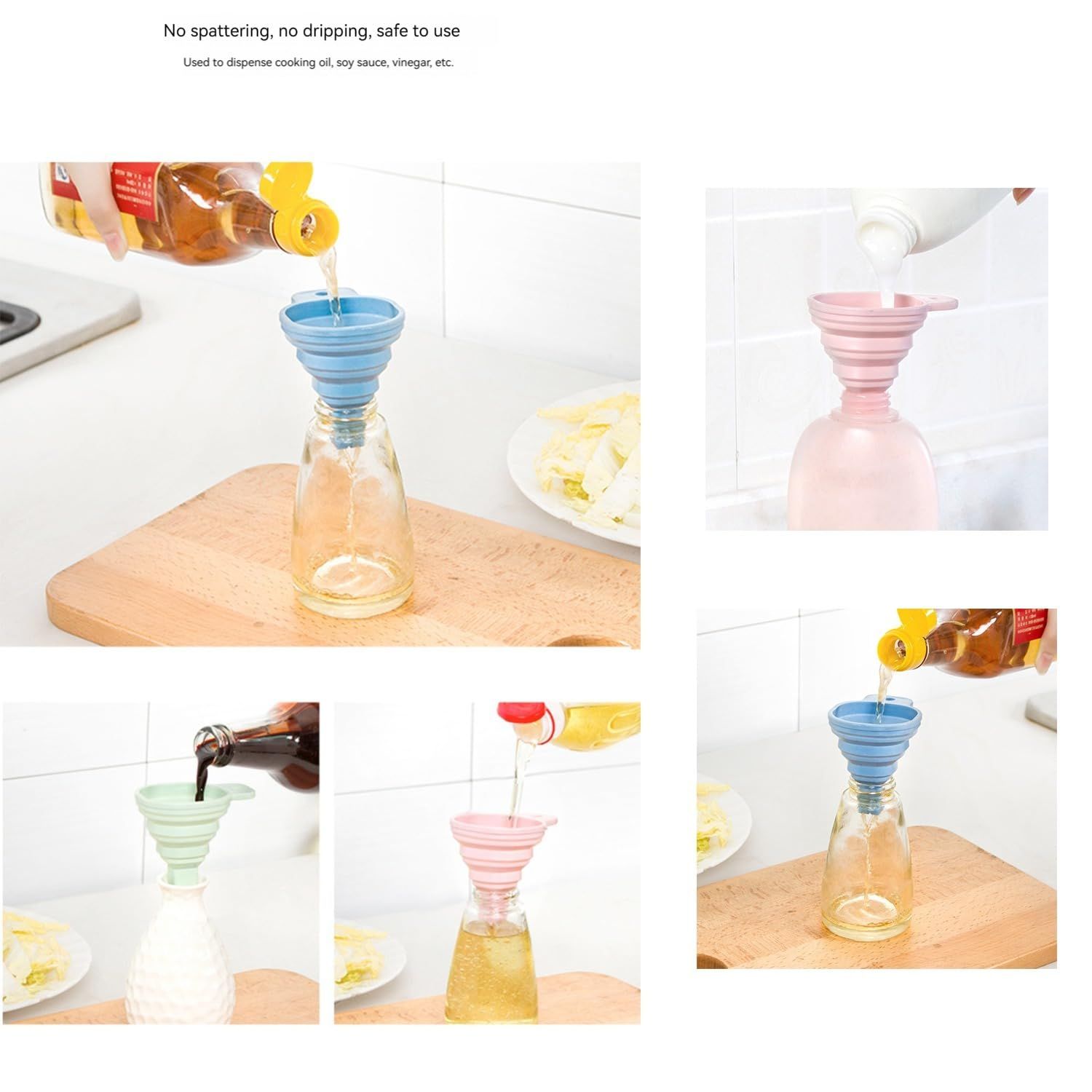 Kitchen Funnel Set 3 Pack view 3