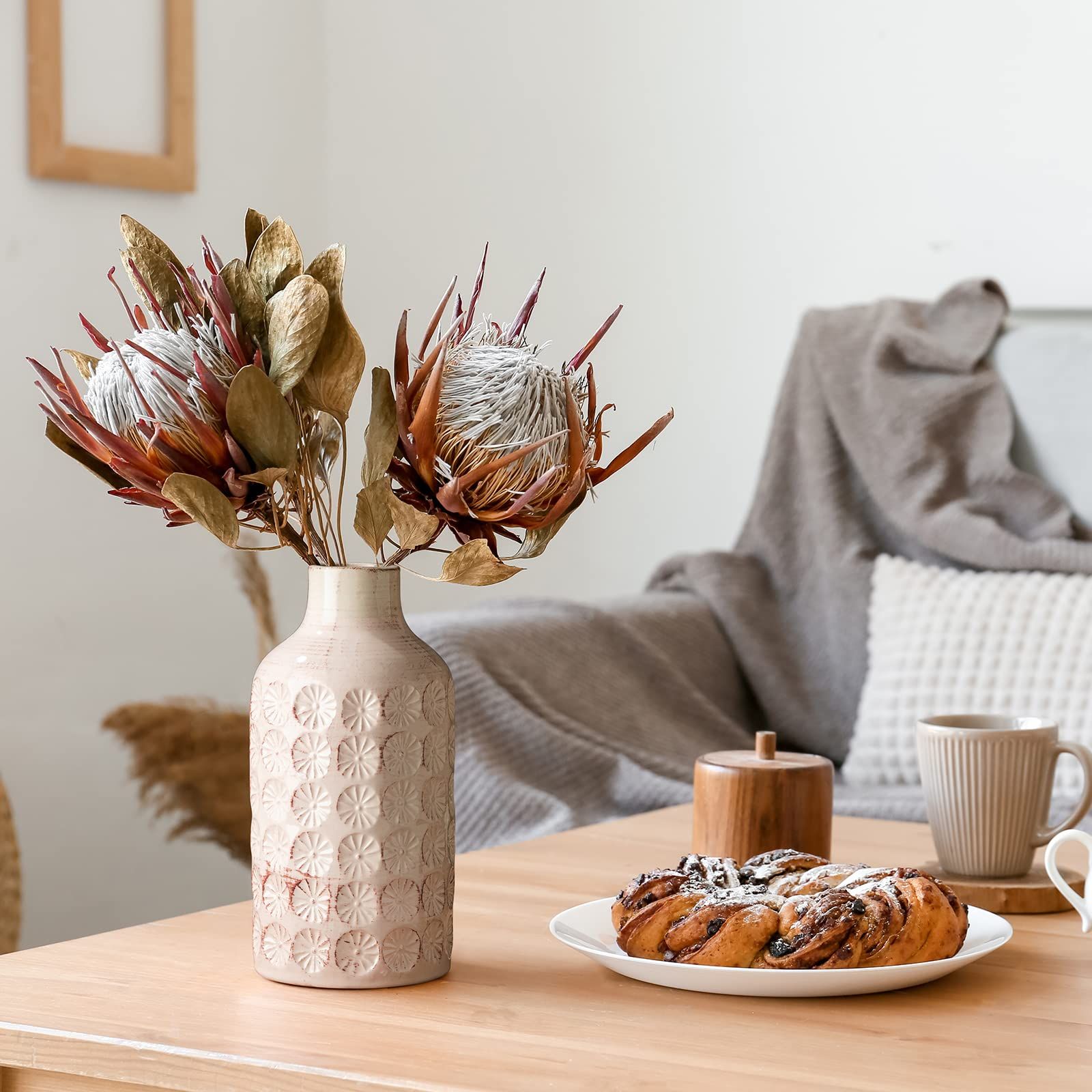Ceramic Rustic Farmhouse Vase view 4