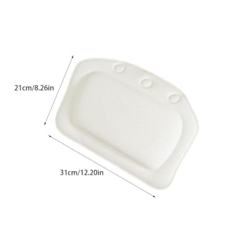 Bath Pillow,Bathtub Spa Pillow with Suction Cups,Tub Pillow,Helps Support view 4