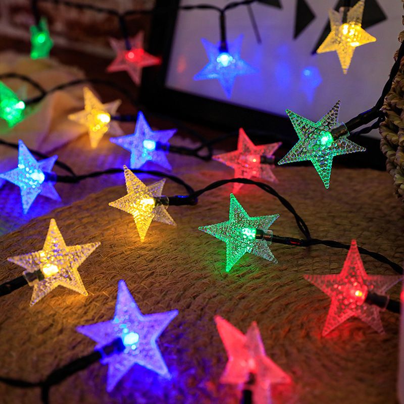 20 Light Solar Star Light String Light String Solar Star Light Outdoor — image 1