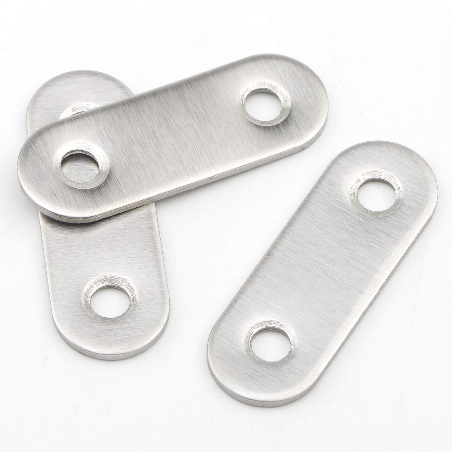 1.85 inch 2 Holes Stainless Steel Flat Mending Repair Plate Bracket Connector — image 1