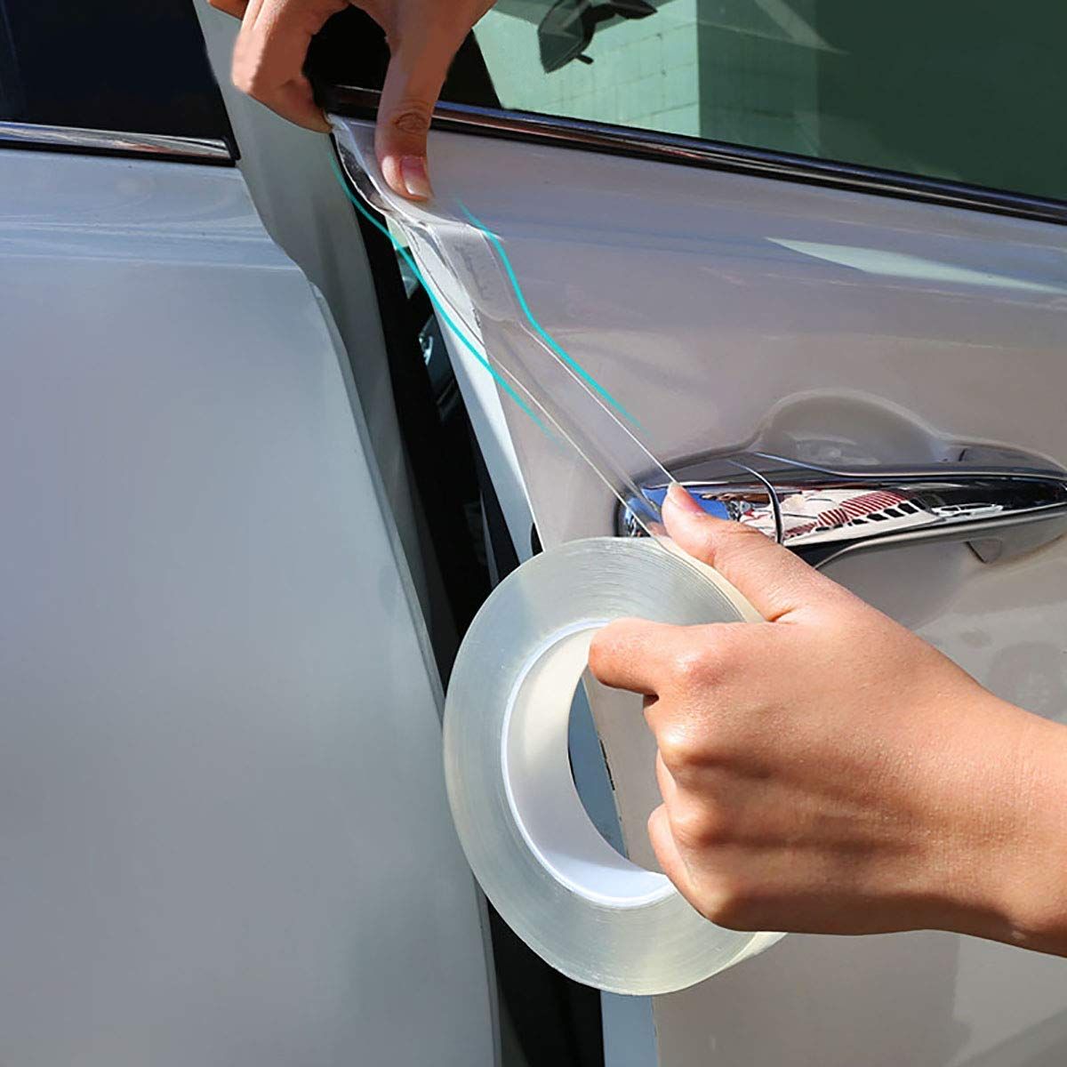 Car Door Invisible Anti-Collision Self Adhesive Seal Strip Seal Weather Strip view 2