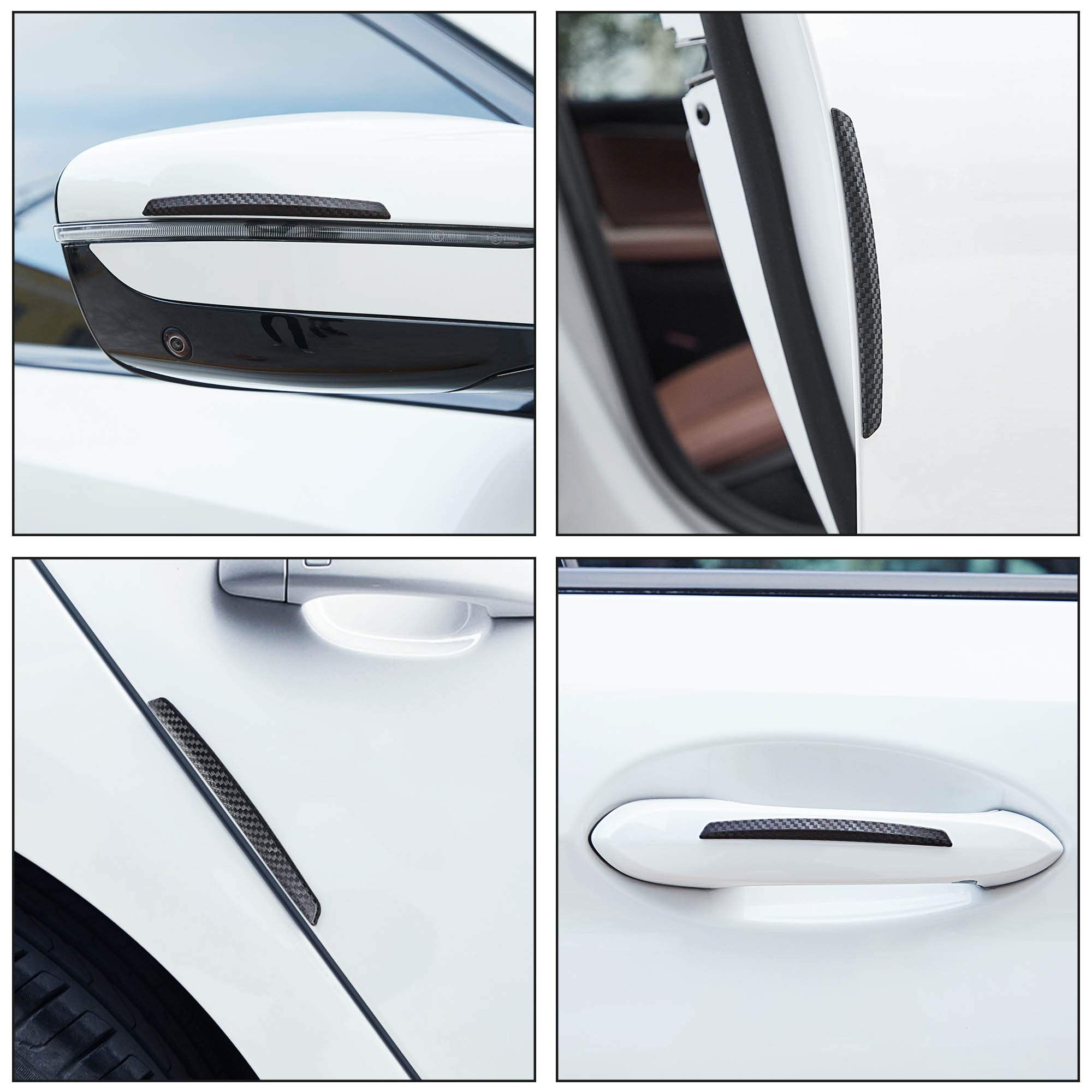 4 PcsCar Door Anti-Collision Strip Door Edge Guards Anti-Rub Protector Trim view 5
