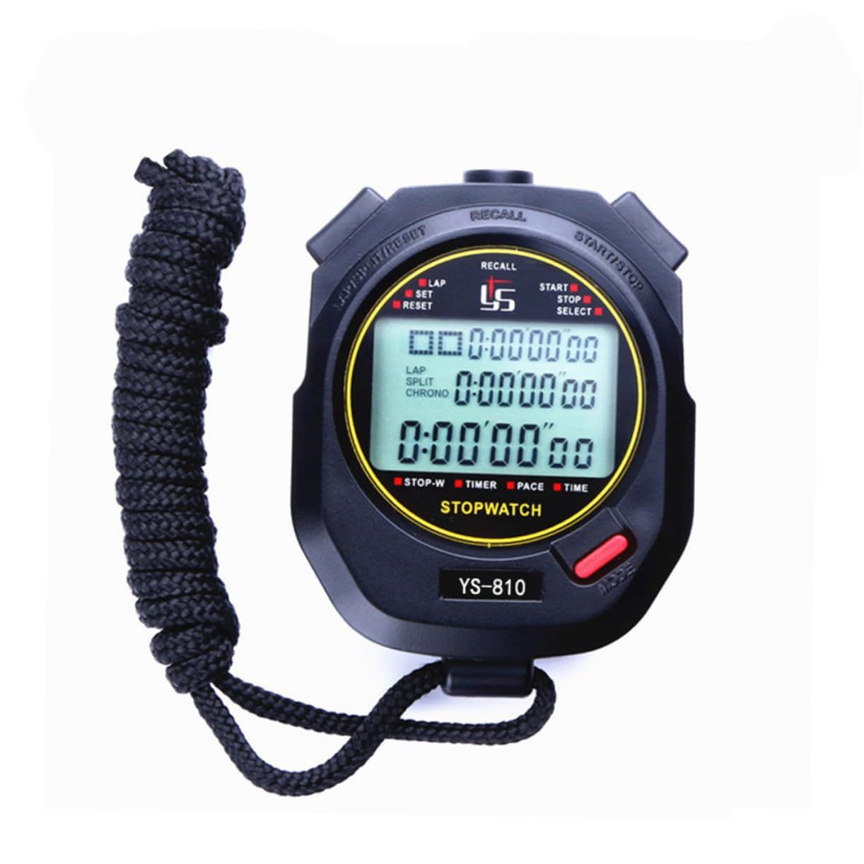 Digital Timers Referee Timer Watch Running Barbell Pad for Hands Sitting Water