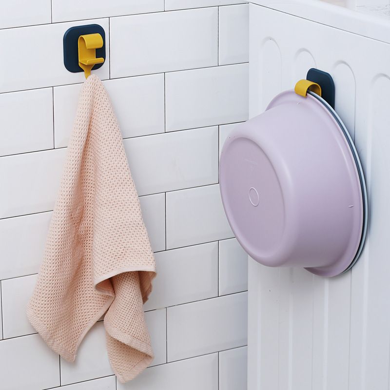 Adhesive Hooks Utility Wall Key for Decorative Holder Rack Self Towels view 3