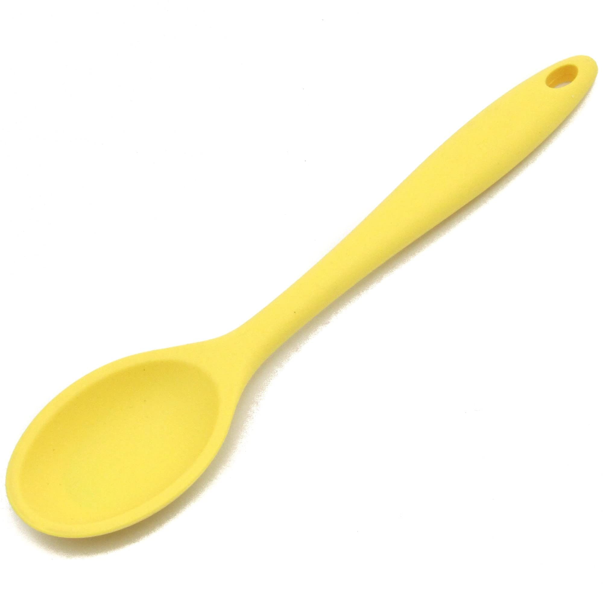 2 Pieces Small Multicolored Silicone Spoons Nonstick Kitchen Spoon Silicone view 2