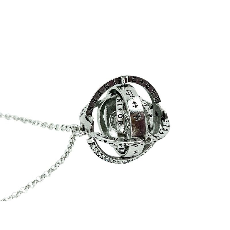 Openable Rotatable Astronomical Ball Projection Necklace Pendant Necklace for view 4