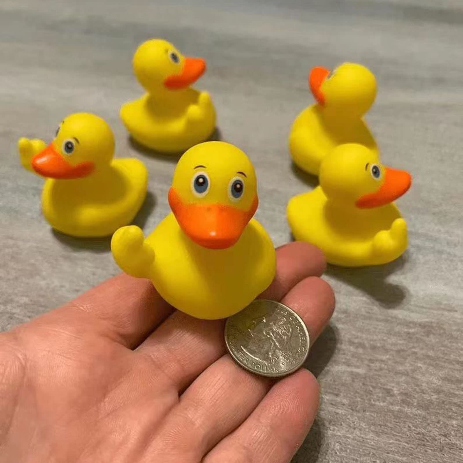 Rubber Ducks, 2.28" Finger Trump Rubber Duck, Cute Small Rubber Ducks Funny view 5
