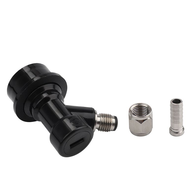 Plastic Stainless Steel Homebrew Ball Lock Keg Black White Beer Keg Dispenser view 4