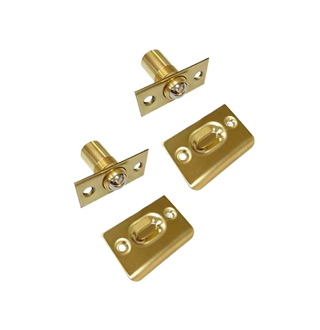 Solid Brass Adjustable Ball Catch with Strike view 4