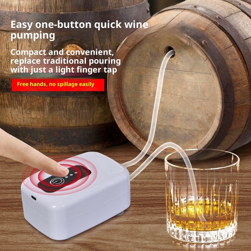 Portable Food Grade USB Electric Auto Siphon self priming Pump for bottling view 3