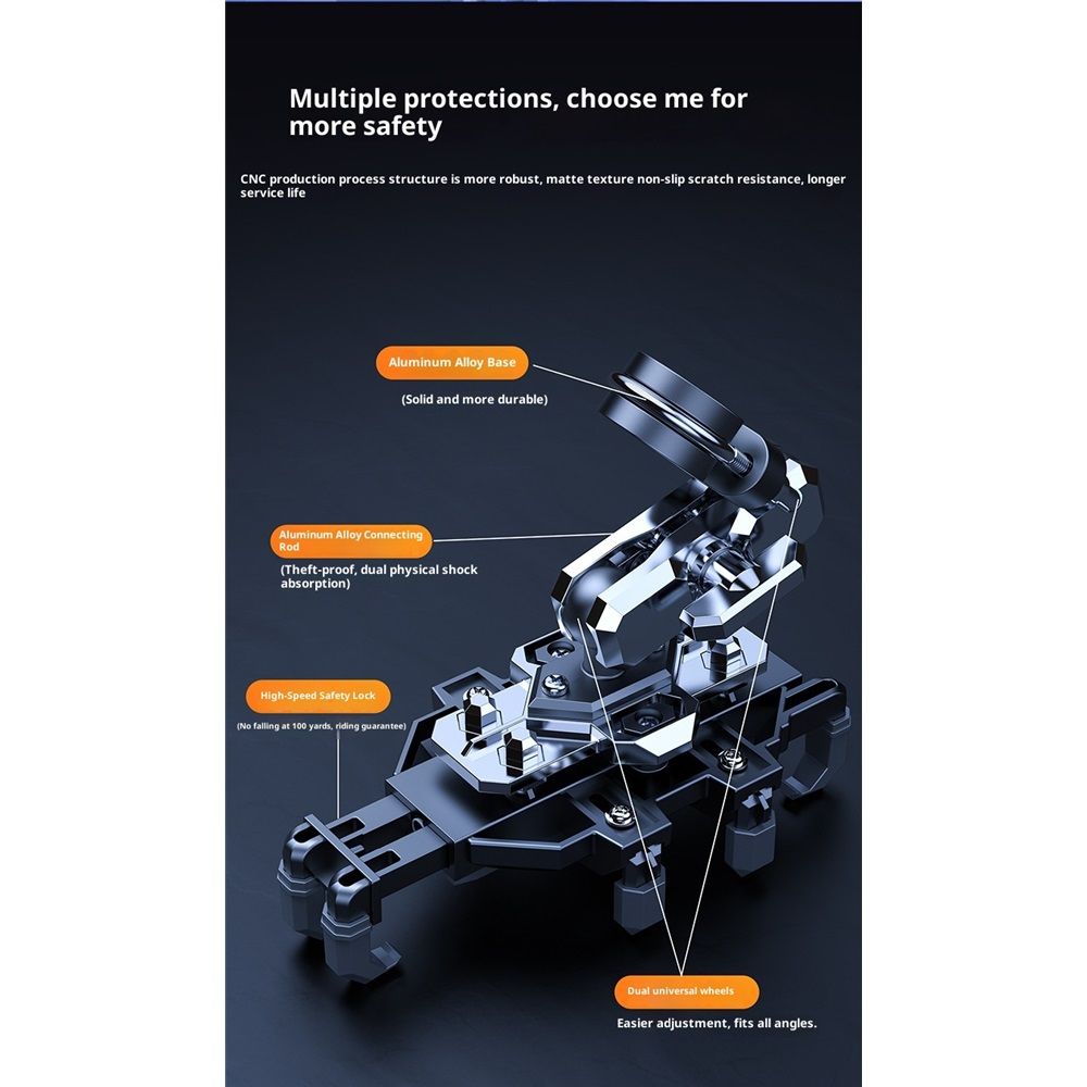 Motorcycle Phone Mount Holder - Motorcycle Cell Phone Mounts view 4