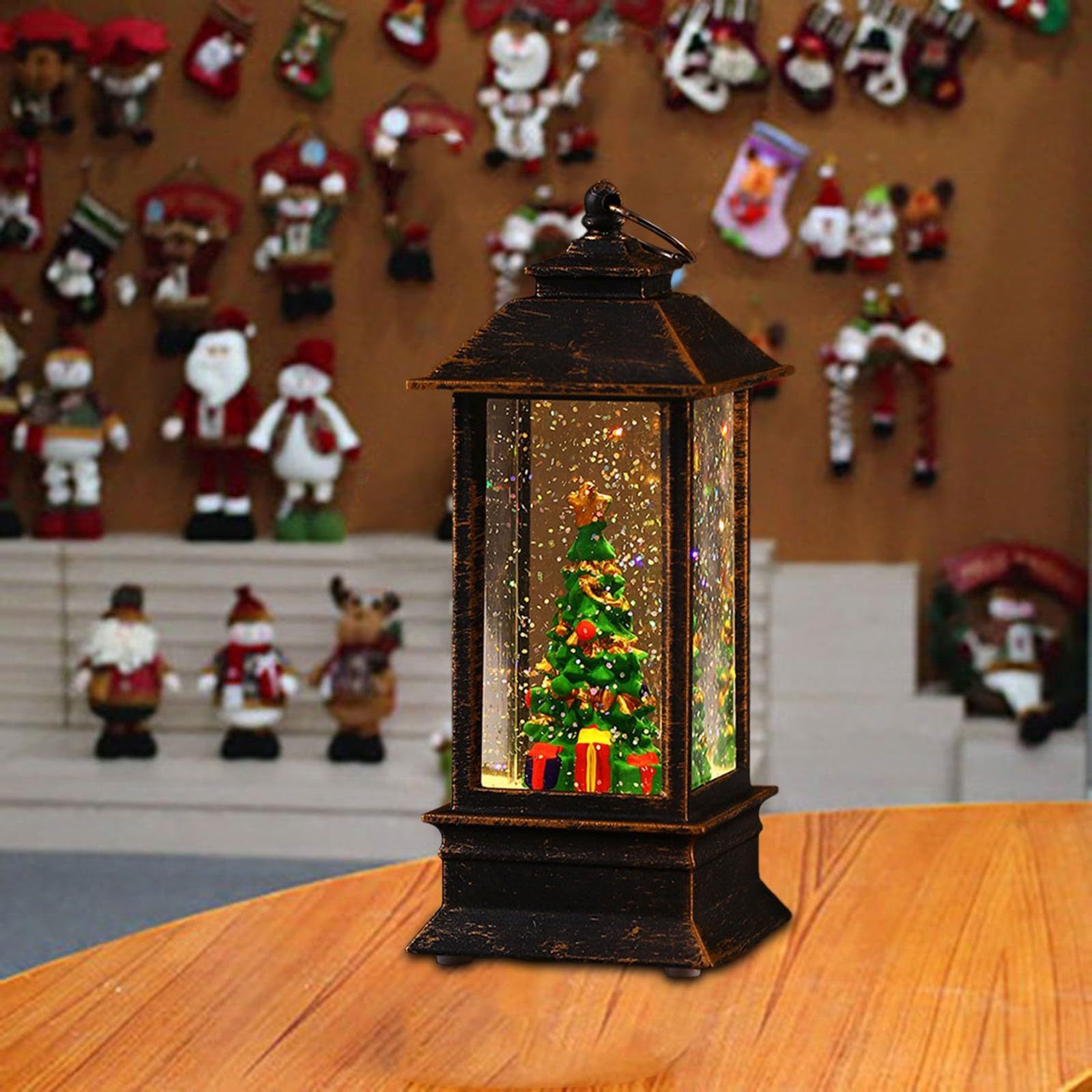 Snow Globe Christmas Lantern Decorations view 2