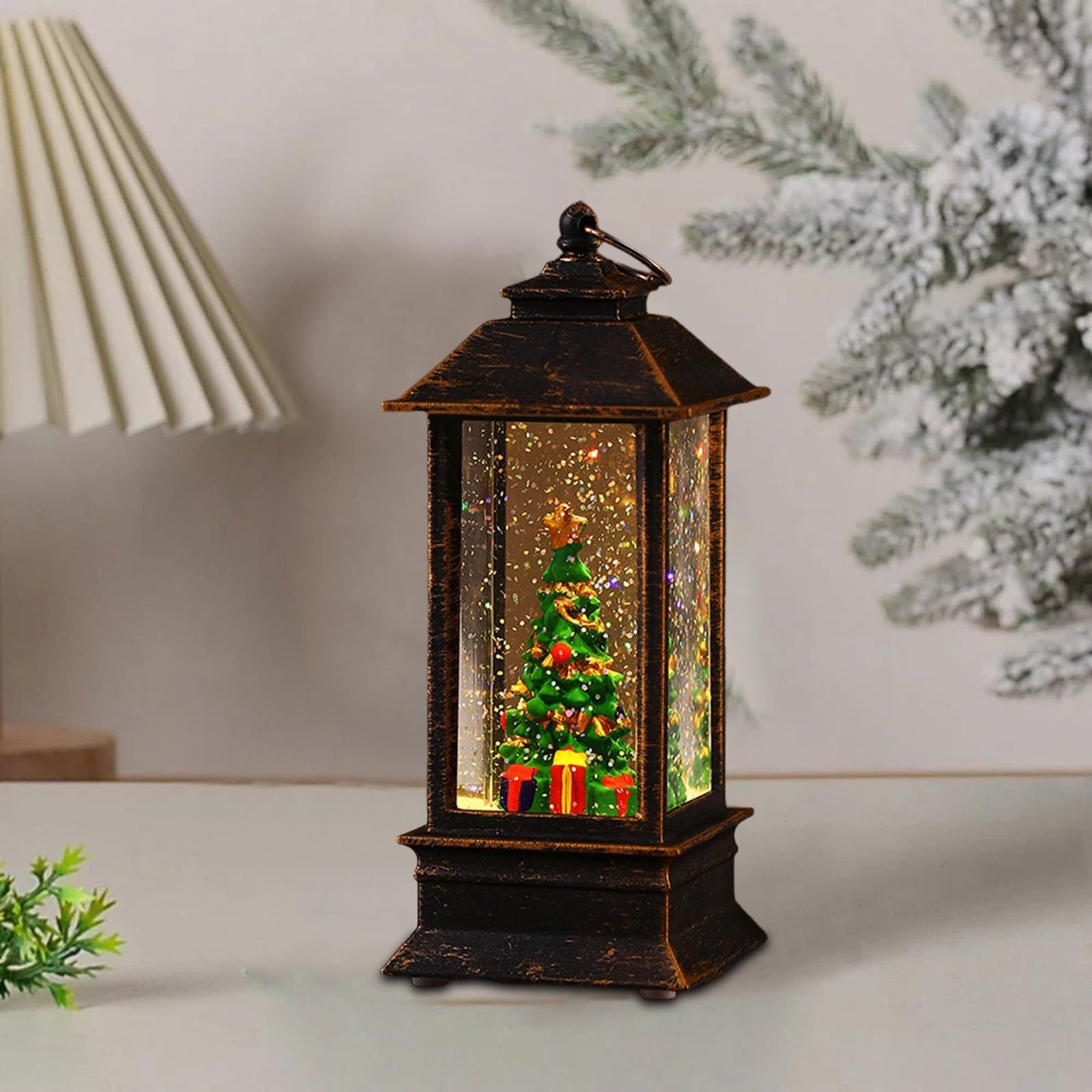 Snow Globe Christmas Lantern Decorations view 5