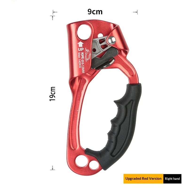 Hand Ascender Rock Climbing Tree Arborist Rappelling Gear Equipment Rope Clamp view 3
