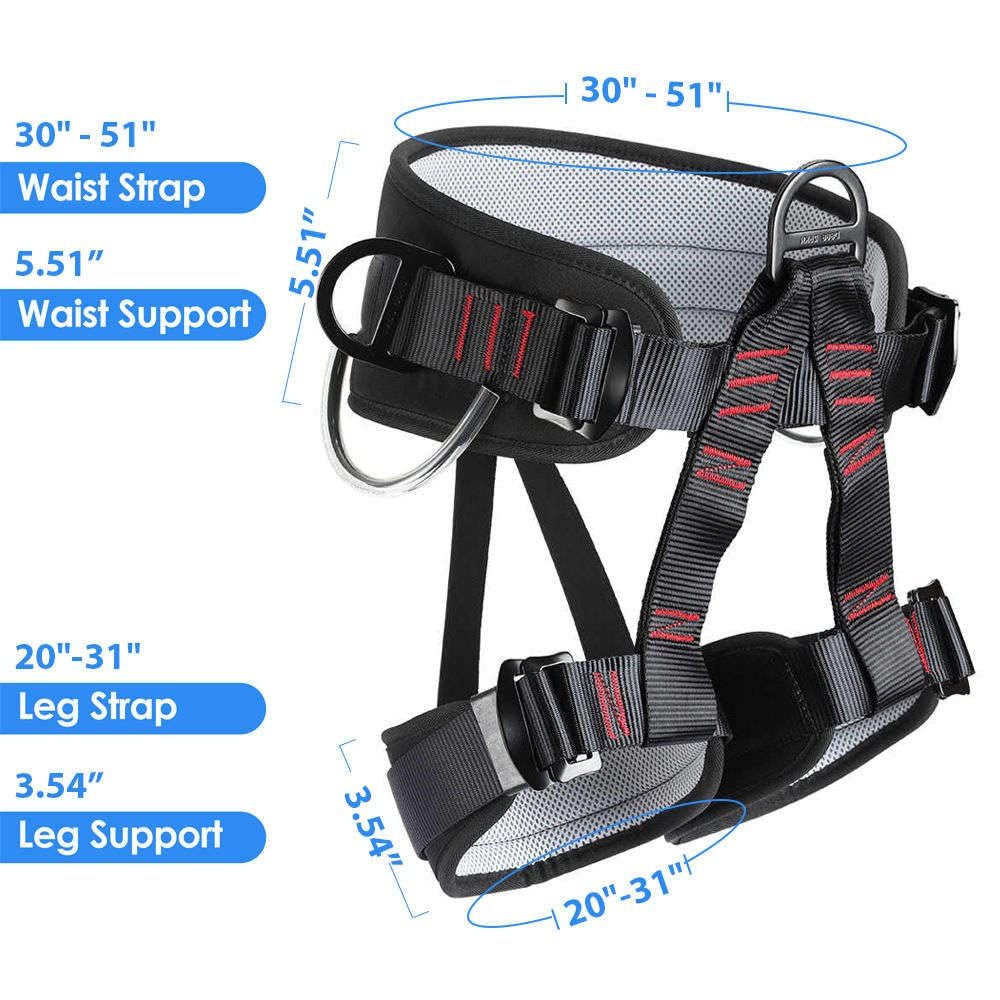 Climbing belts, Thicken Professional Half Body Safety Belt Climbing Gear for view 3