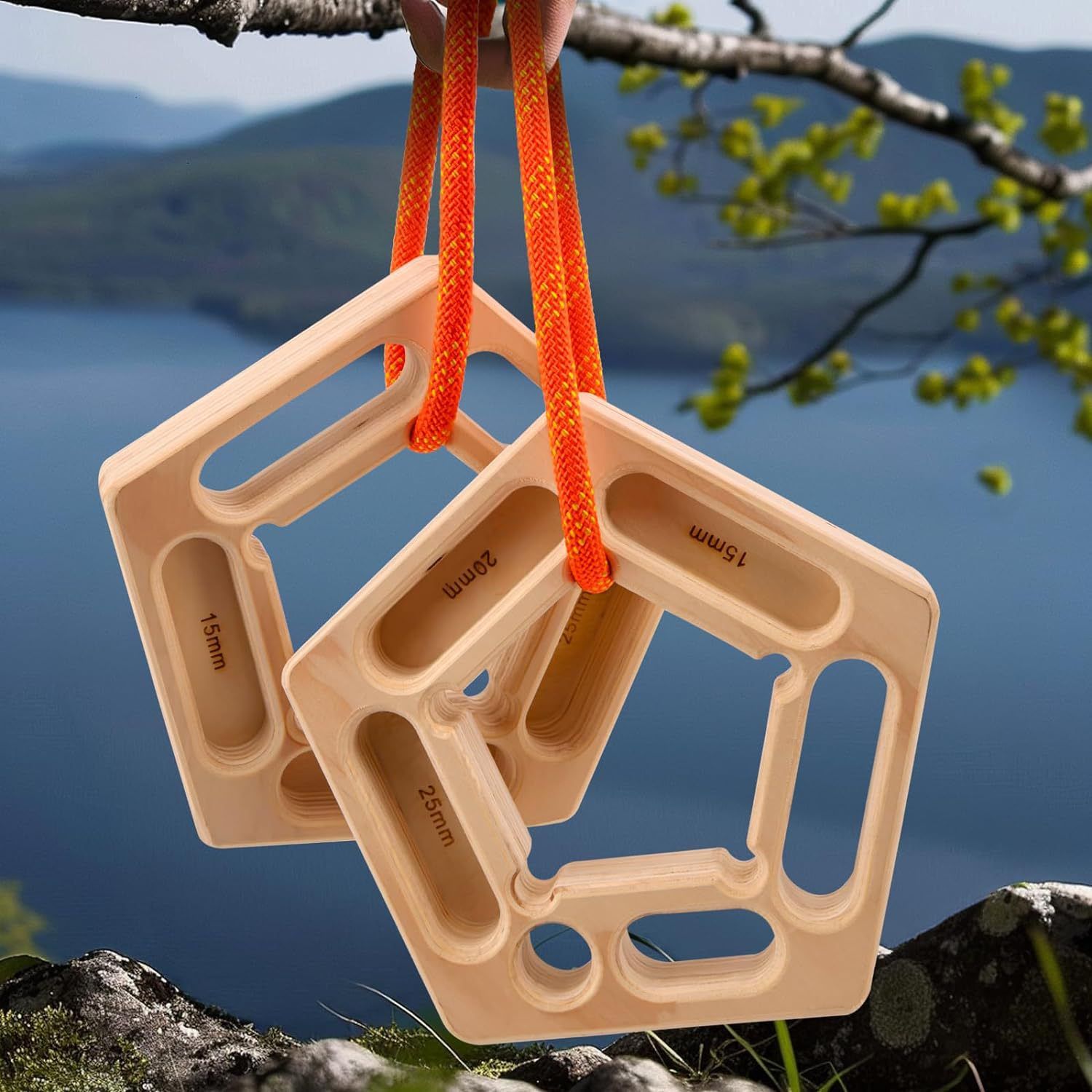 Vertical - Hang Holds, Finger Strengthener, Pull-up Grip Arm Training Portable view 2