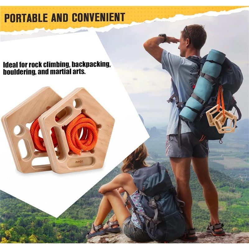 Vertical - Hang Holds, Finger Strengthener, Pull-up Grip Arm Training Portable view 5