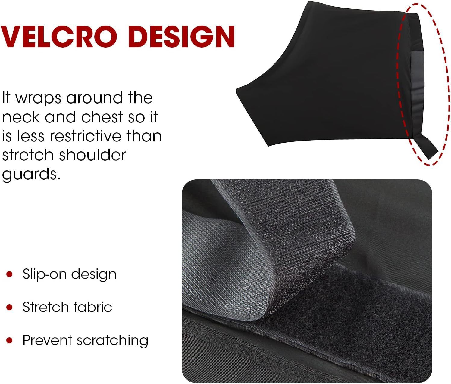 Horse Shoulder Guard, High Elastic Spandex Fabric Horse Vest - Anti-Rub Bib view 4