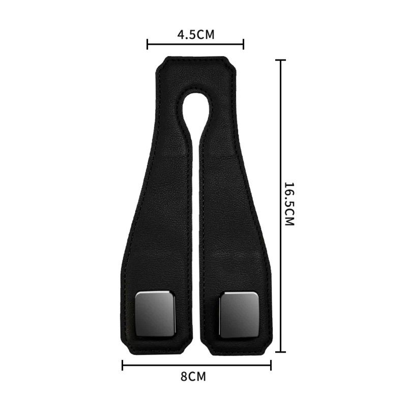 2 Pack Car Seat Back Storage Hooks - Headrest Hooks for Purses and Bags view 5