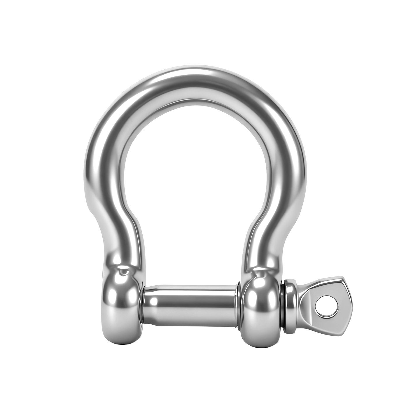 20Pcs M4 D Ring Shackle 304 Stainless Steel Screw Shackle Heavy Duty Screw Pin view 2