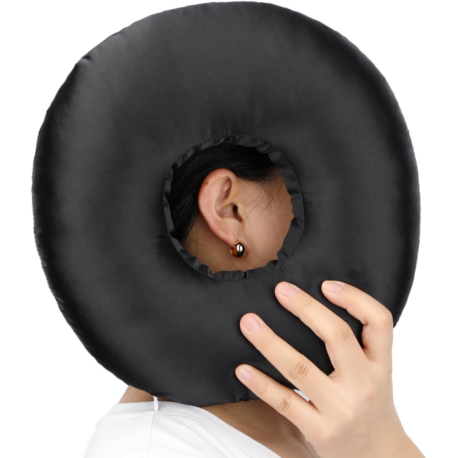 Piercing Pillow Ear Pillows Donut with Hole for Ear Pain Piercing Pain Relief — image 1