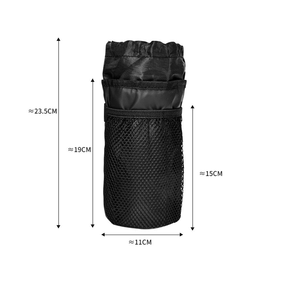 Bike Water Bottle Holder- Insulated Bicycle Cup Holder with Shoulder Strap view 5