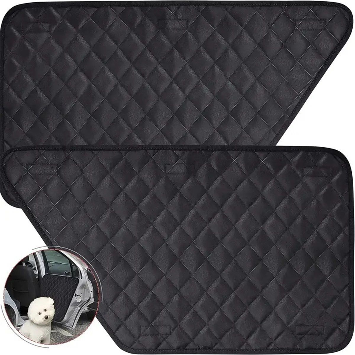 A pair Dog Car Door Protector – Larger Design for Trucks & Large SUVs — image 1