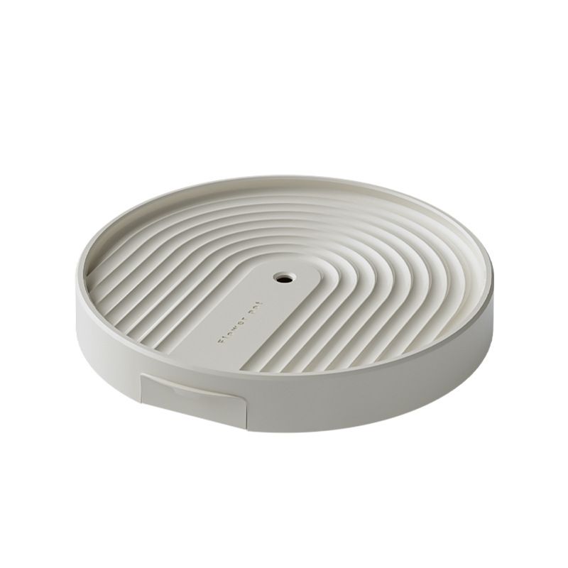 Round Plant Caddy with Hidden Wheels