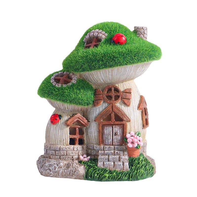 Mushroom Garden Statues with Outdoor Solar Light for Garden Decor — image 1