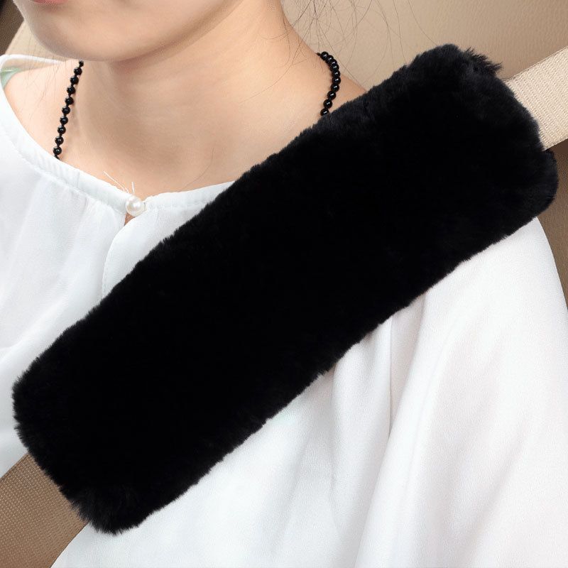 Car Seat Belt Pad,2 Pack Soft Seat Belt Cover for Shoulder Pad Neck Cushion view 3