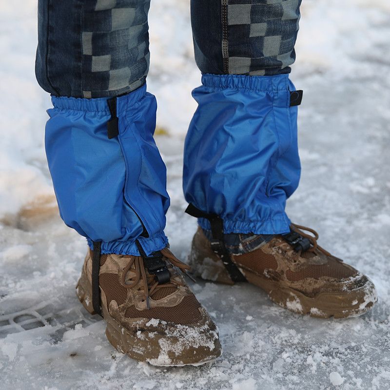 Waterproof Ankle Gaiters for Hiking Boots and Shoes Lightweight Adjustable Leg view 3