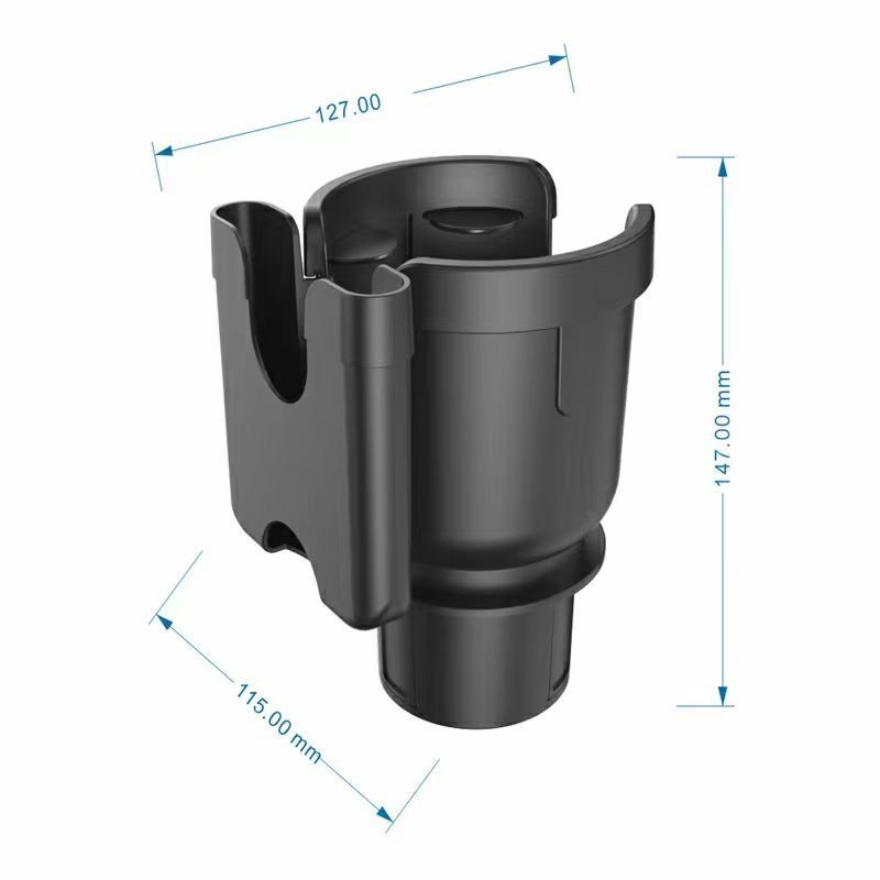 Cup Holder Expander Adapter with Phone Holder view 4