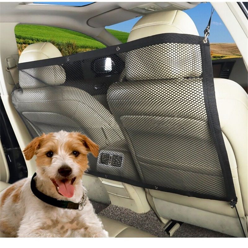 Car Dog Barrier High See Through Net Vehicle Pet Barrier for Cars Trucks and SUV view 4