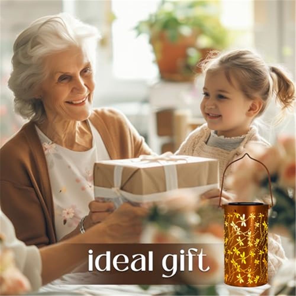 Birthday Gifts for Women Mom Grandma Ladies Solar Lanterns Outdoor Hanging view 5