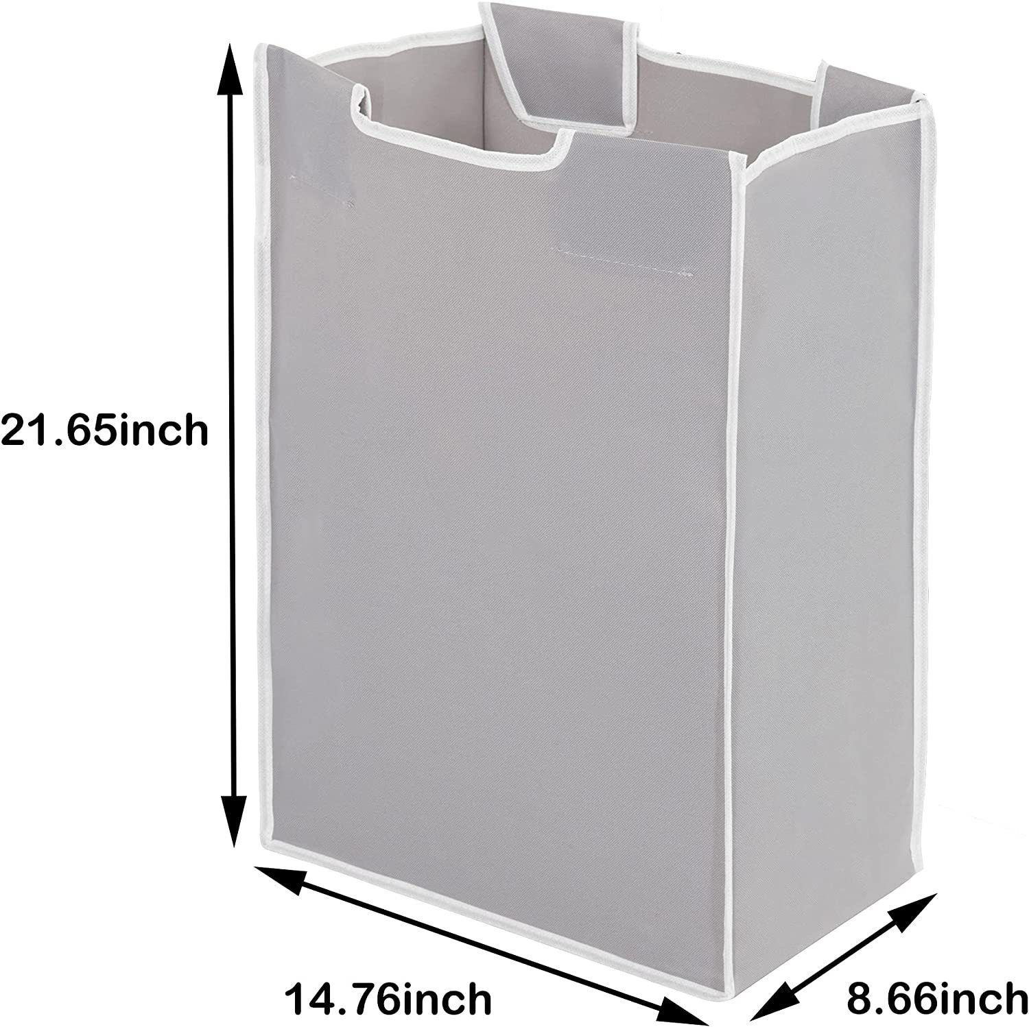 2 Pcs Laundry Sorter Replacement Bags Hamper Cart Removable Replacement view 5