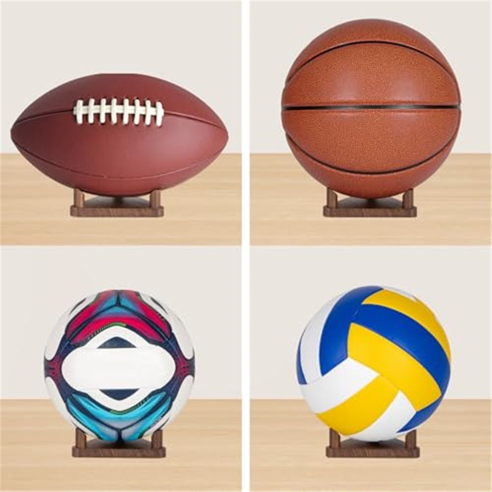 Ball Holder Wall Mount Ball Stand Display Storage for Basketball Soccer view 5