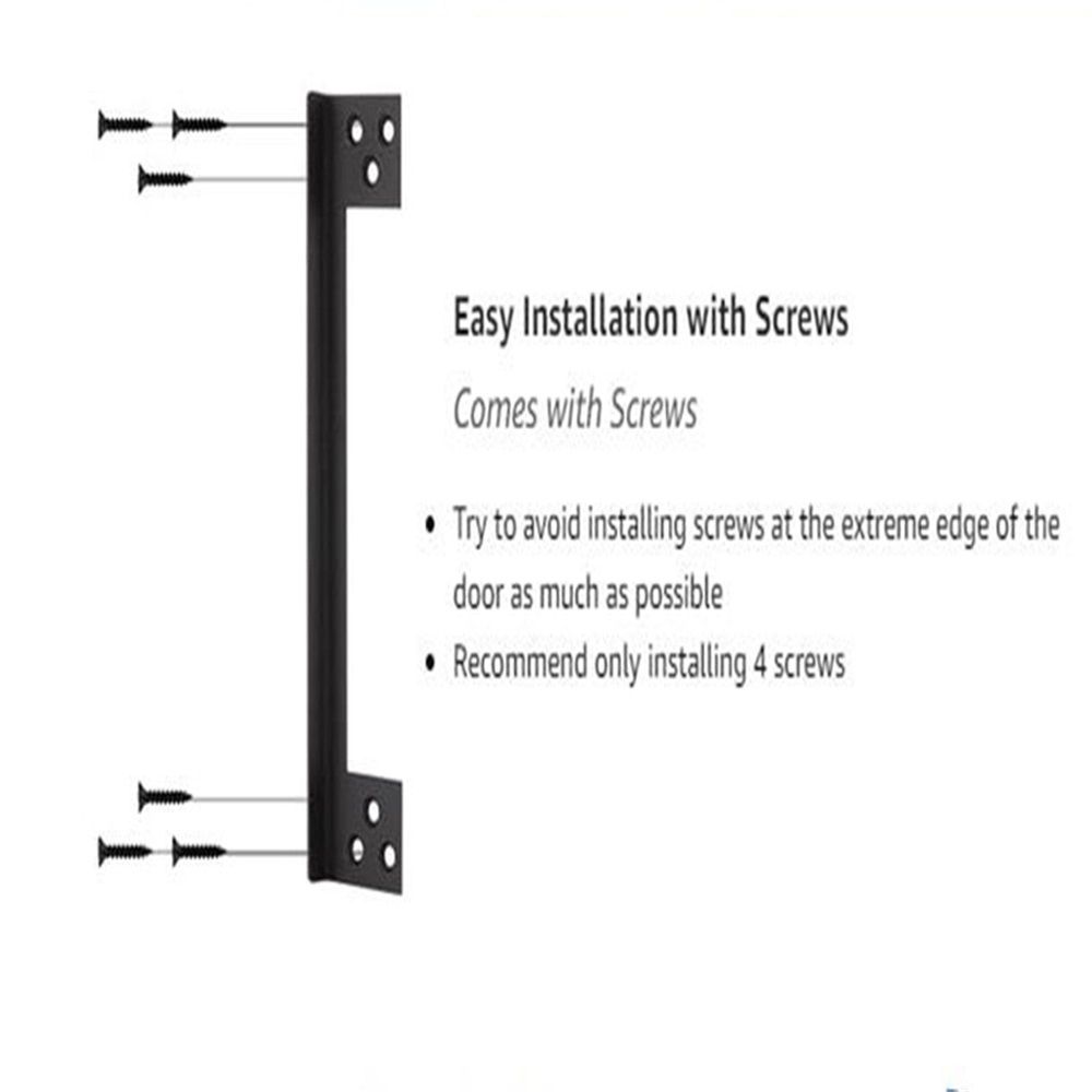2 pack L-Shaped Door Latch Guard Plates 11" view 5
